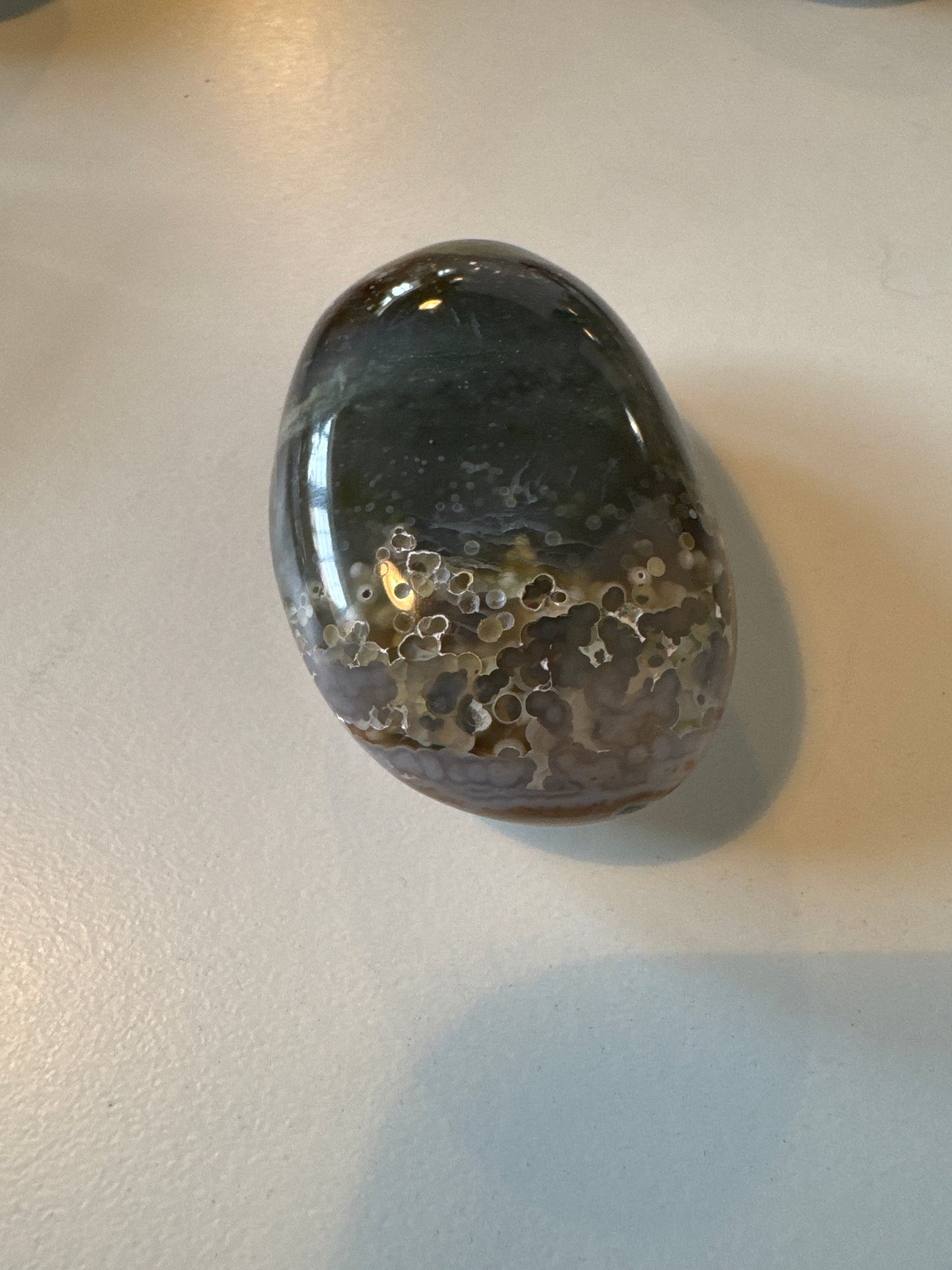 Veinless Ocean Jasper | Palm Stone | 50-60mm | Madagascar