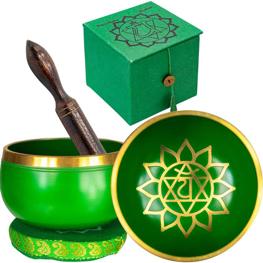 mini heart chakra singing bowl