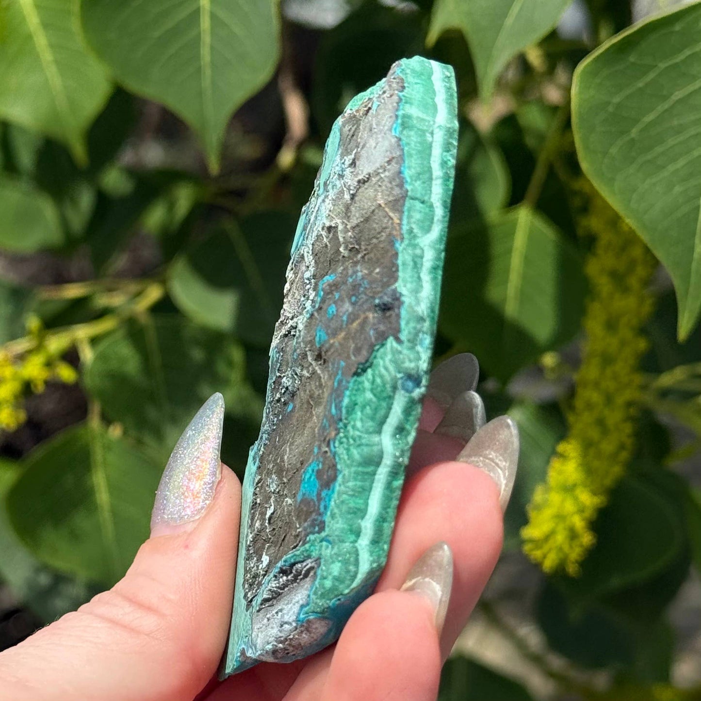chrysocolla malachite specimen