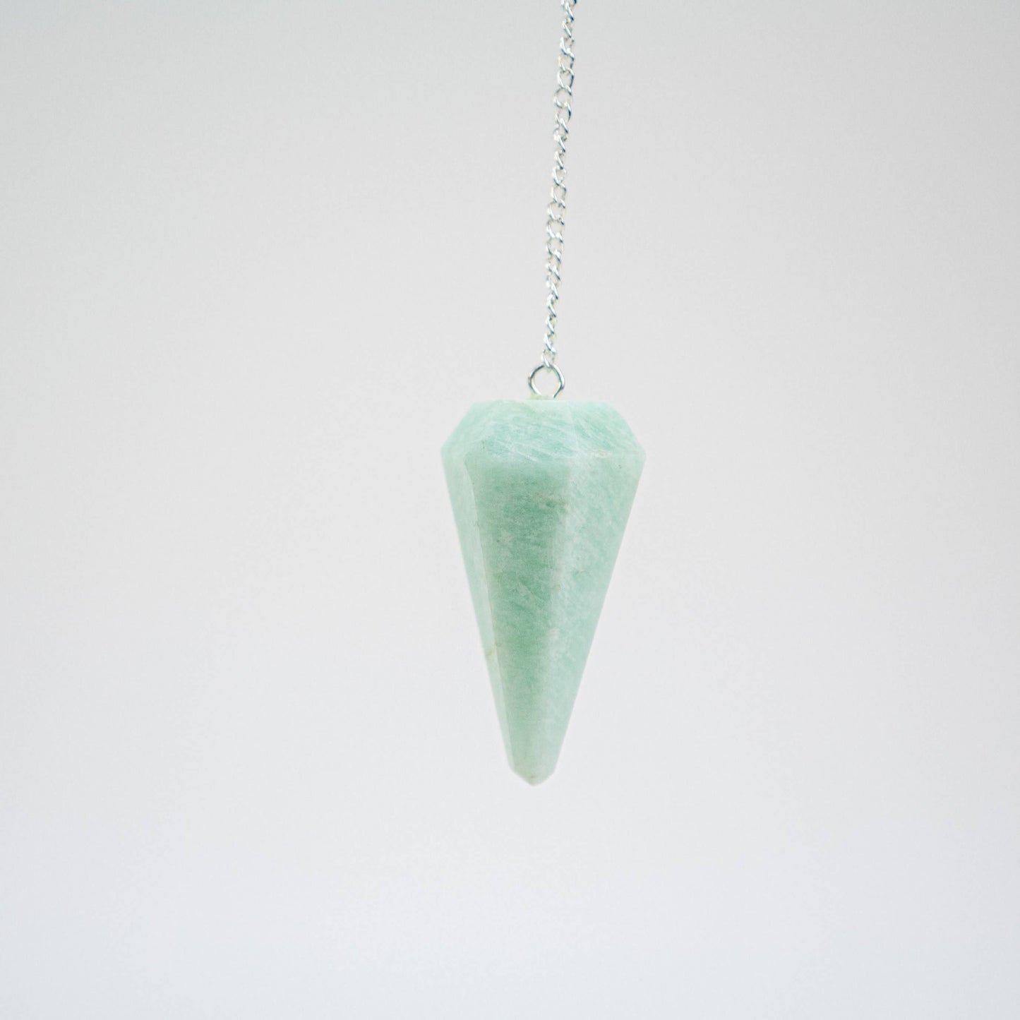 faceted polished pendulum