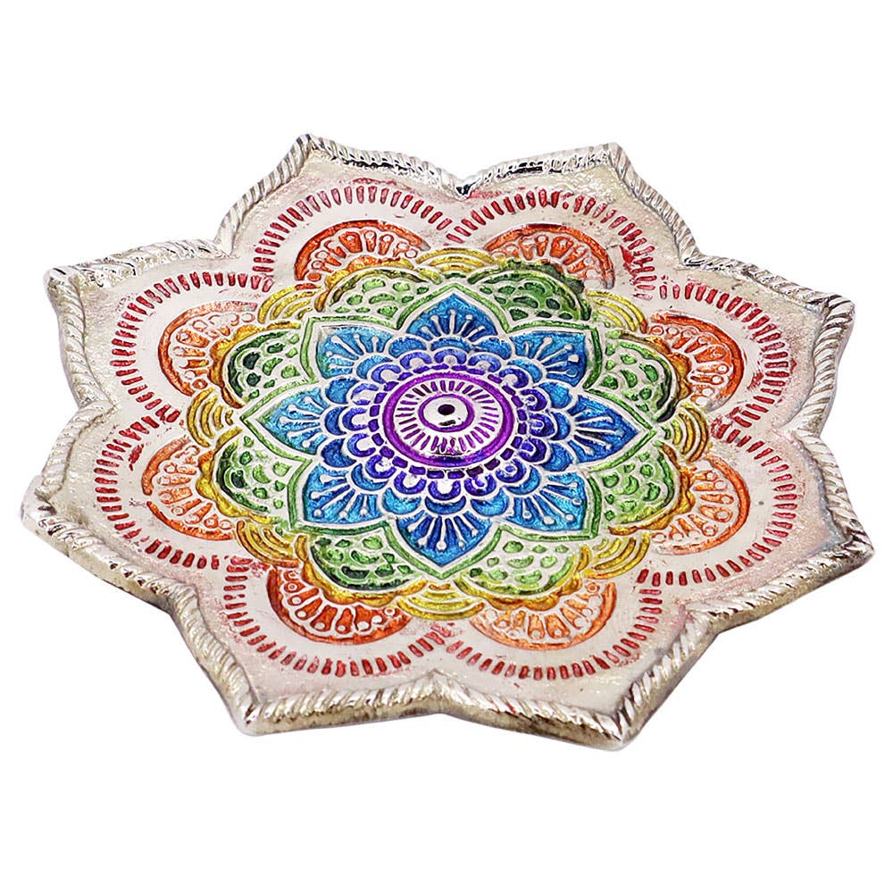 chakra lotus flower incense holder