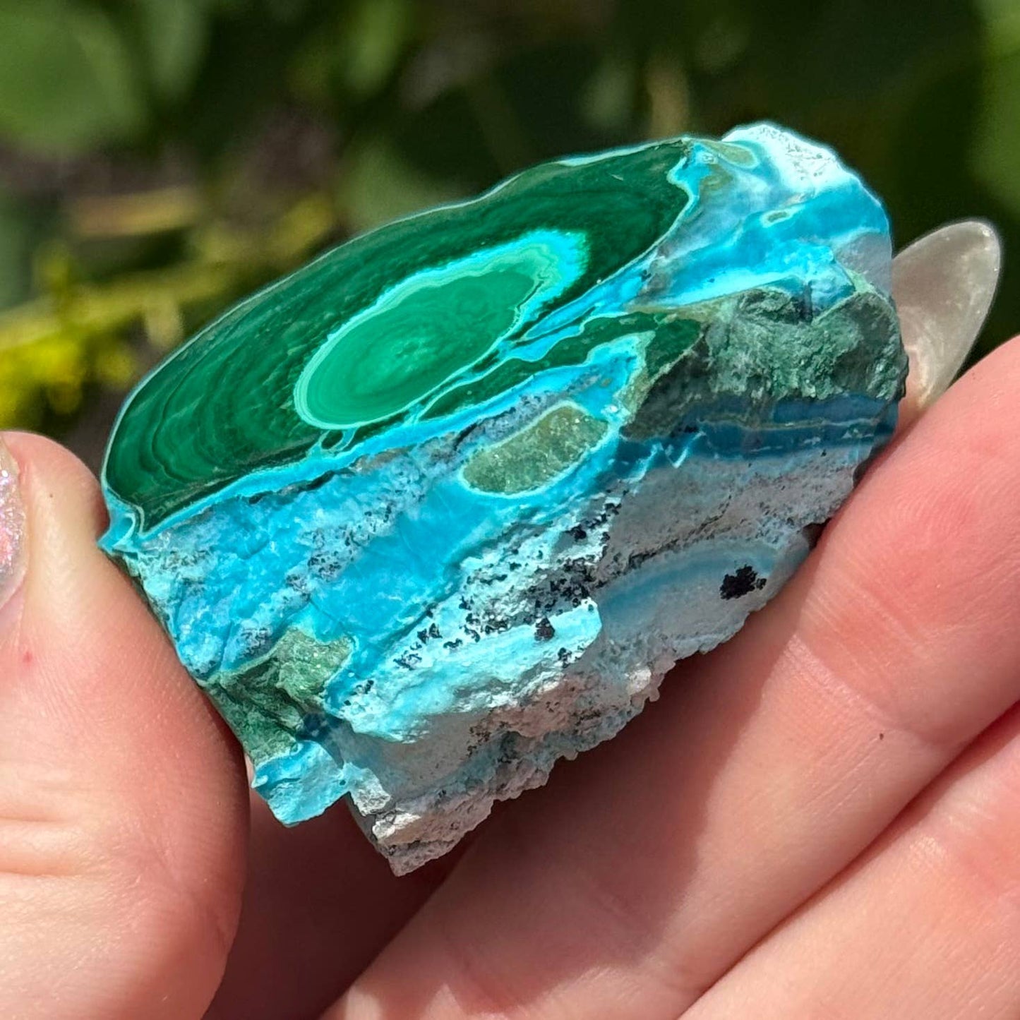 chrysocolla malachite specimen