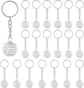 crystal cage keychain