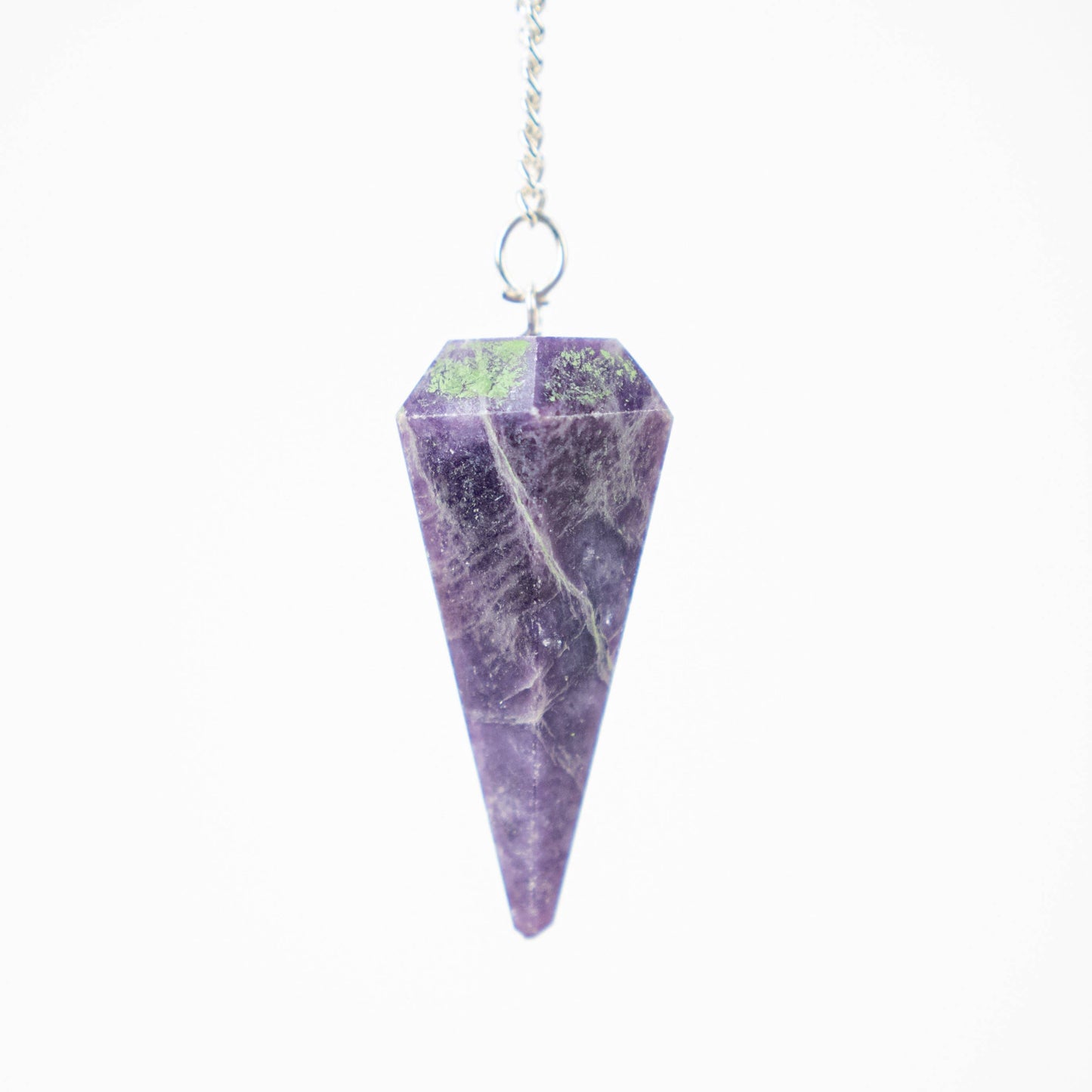 faceted polished pendulum