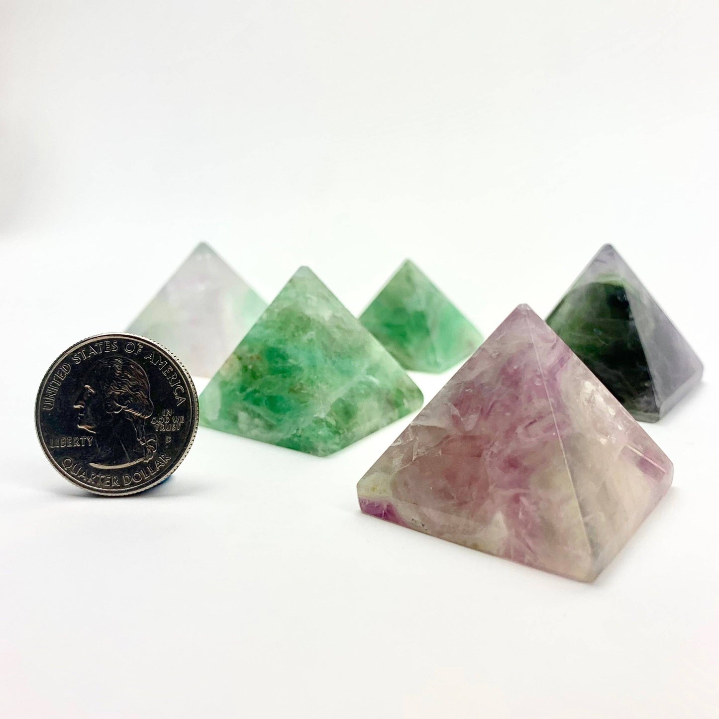 fluorite pyramids