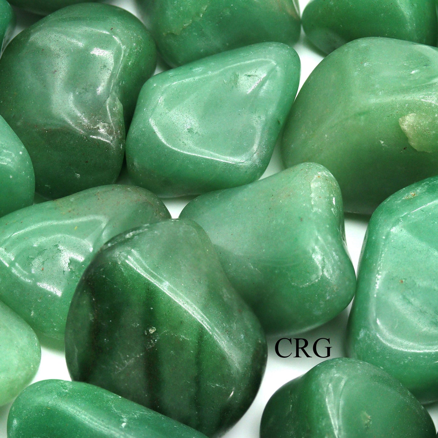 green quartz tumbles