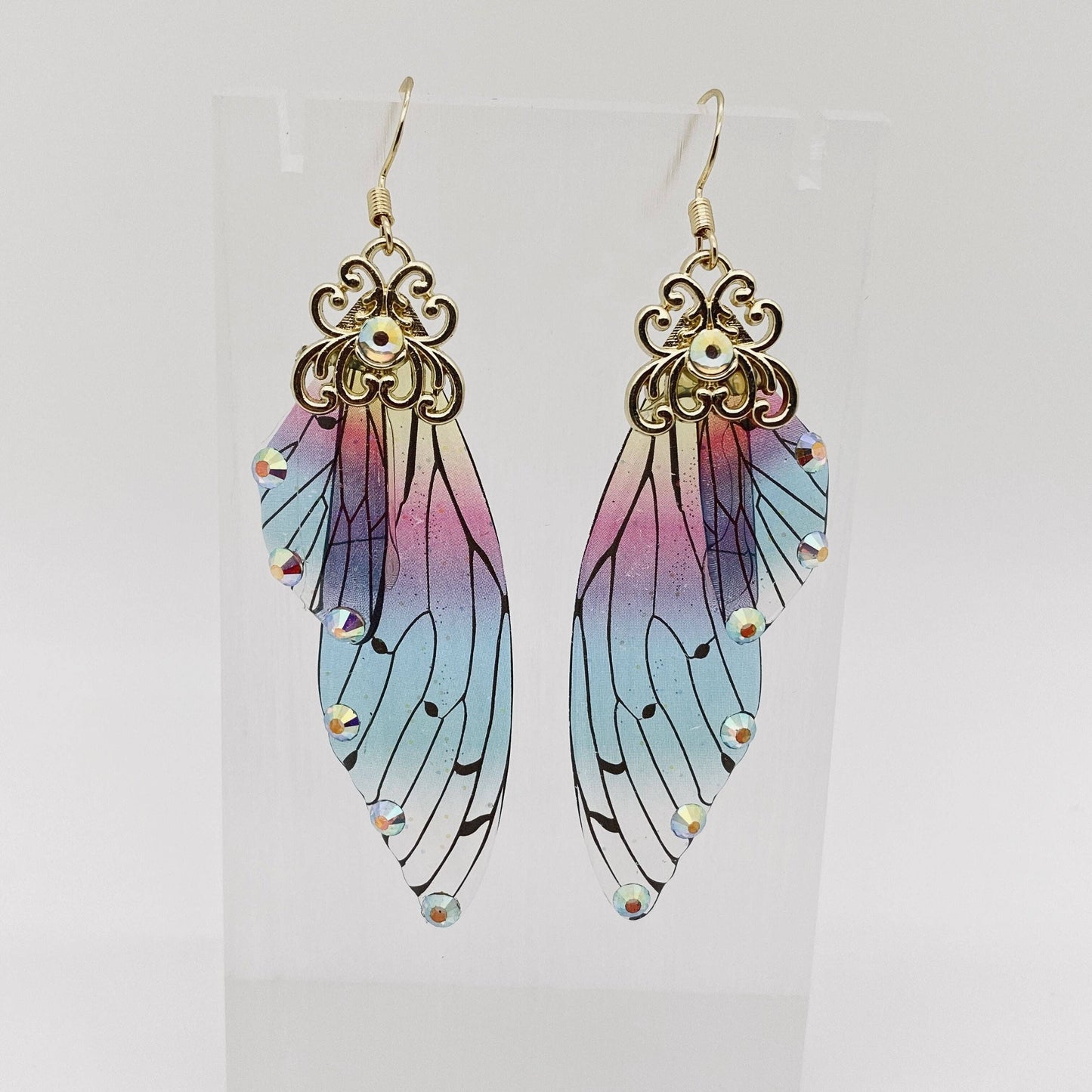 butterfly wing earrings