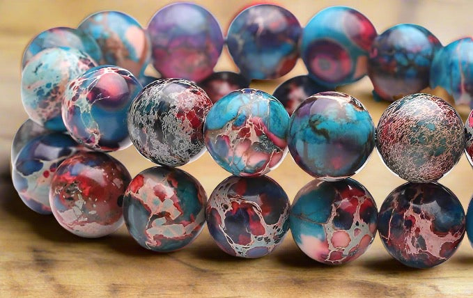 imperial (sea sediment) jasper bracelet