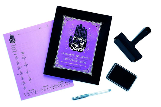 Handful of Stars: A Palmistry Guidebook and Hand-Printing Kit by Helene Saucedo
