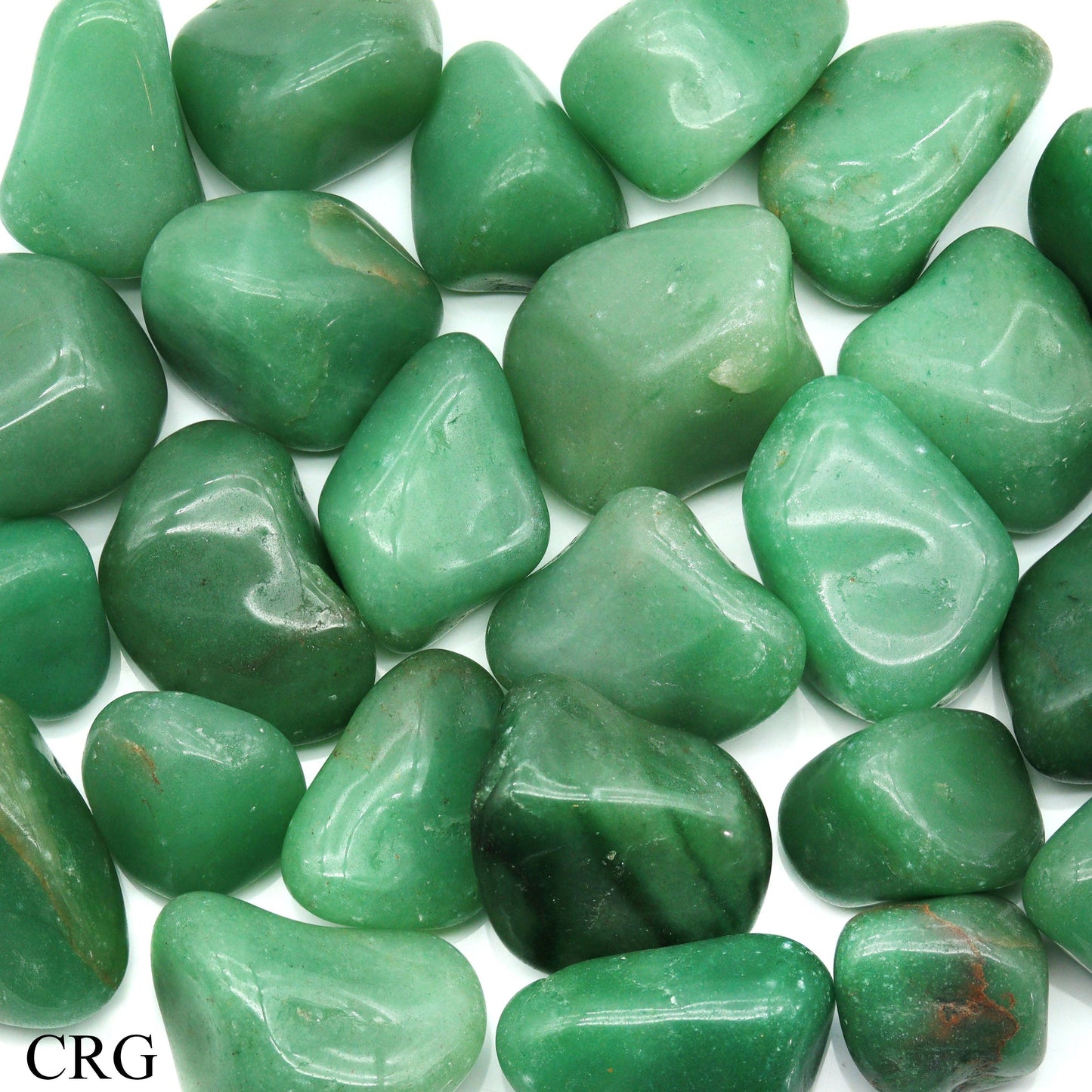 green quartz tumbles