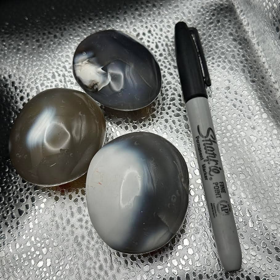 orca agate palm stone