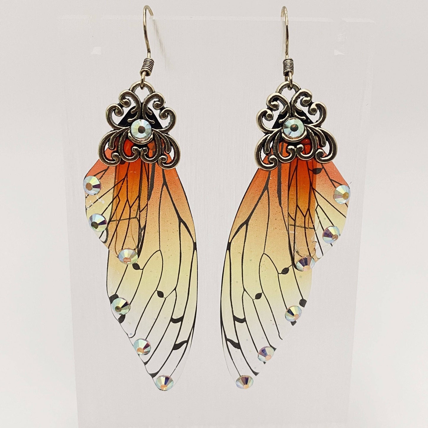 butterfly wing earrings