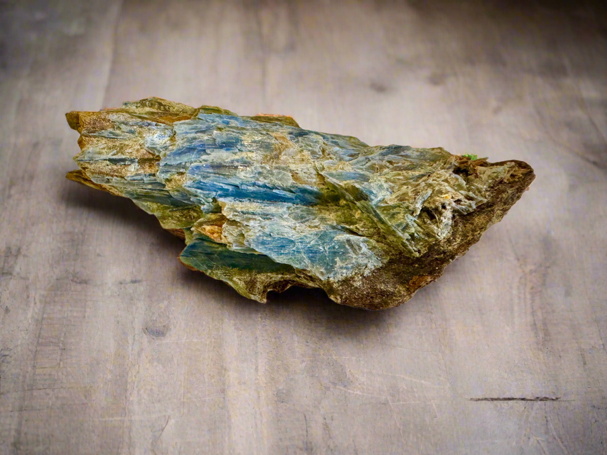 raw blue kyanite