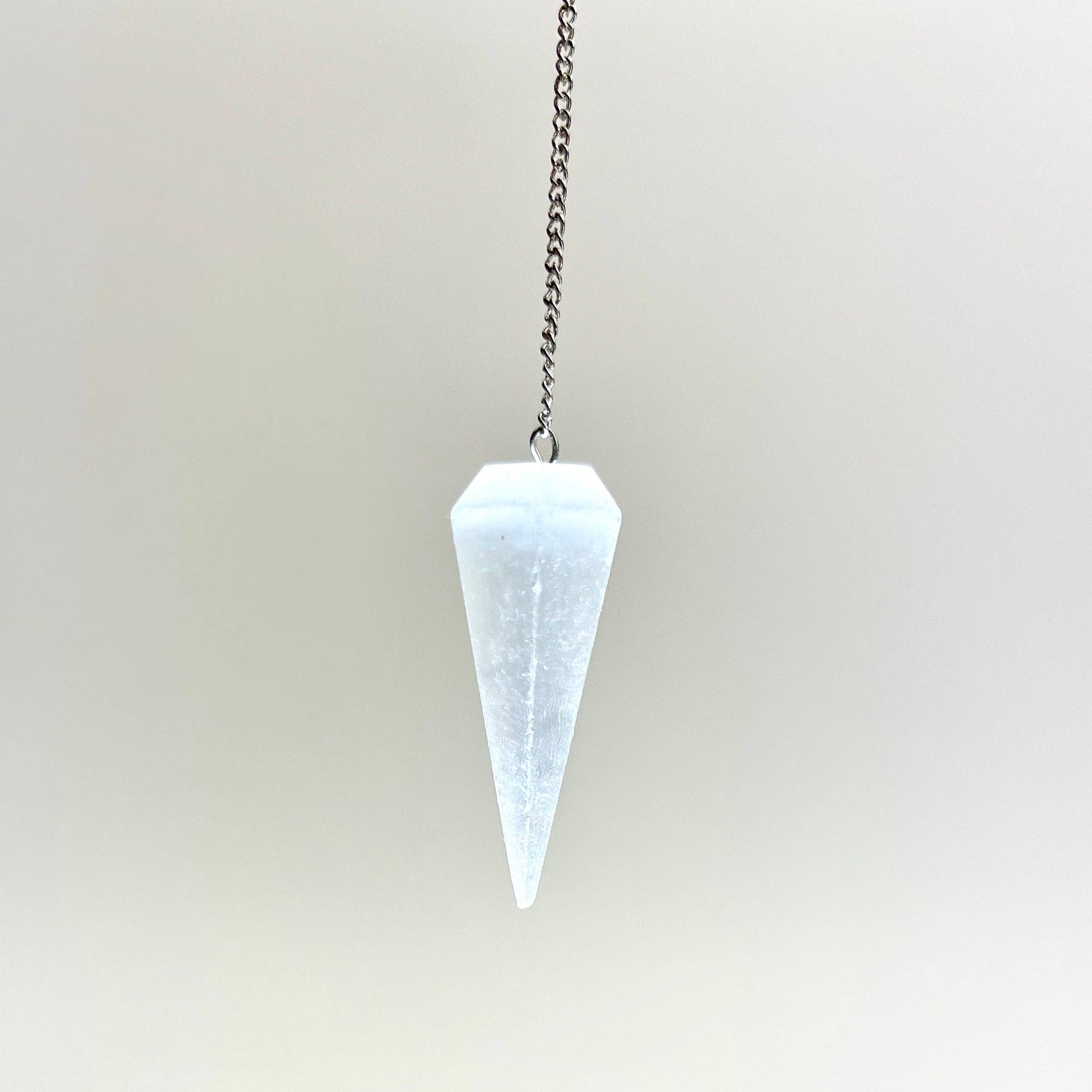 faceted polished pendulum