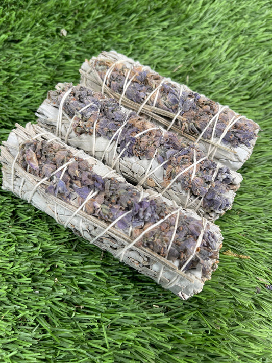 white sage and lavender herb bundle