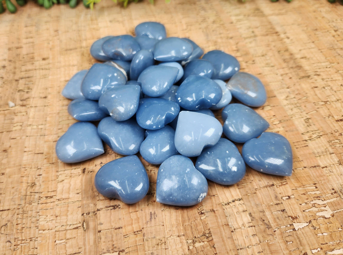 angelite hearts