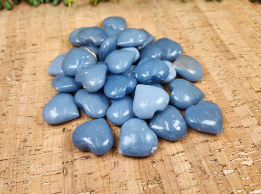 angelite hearts