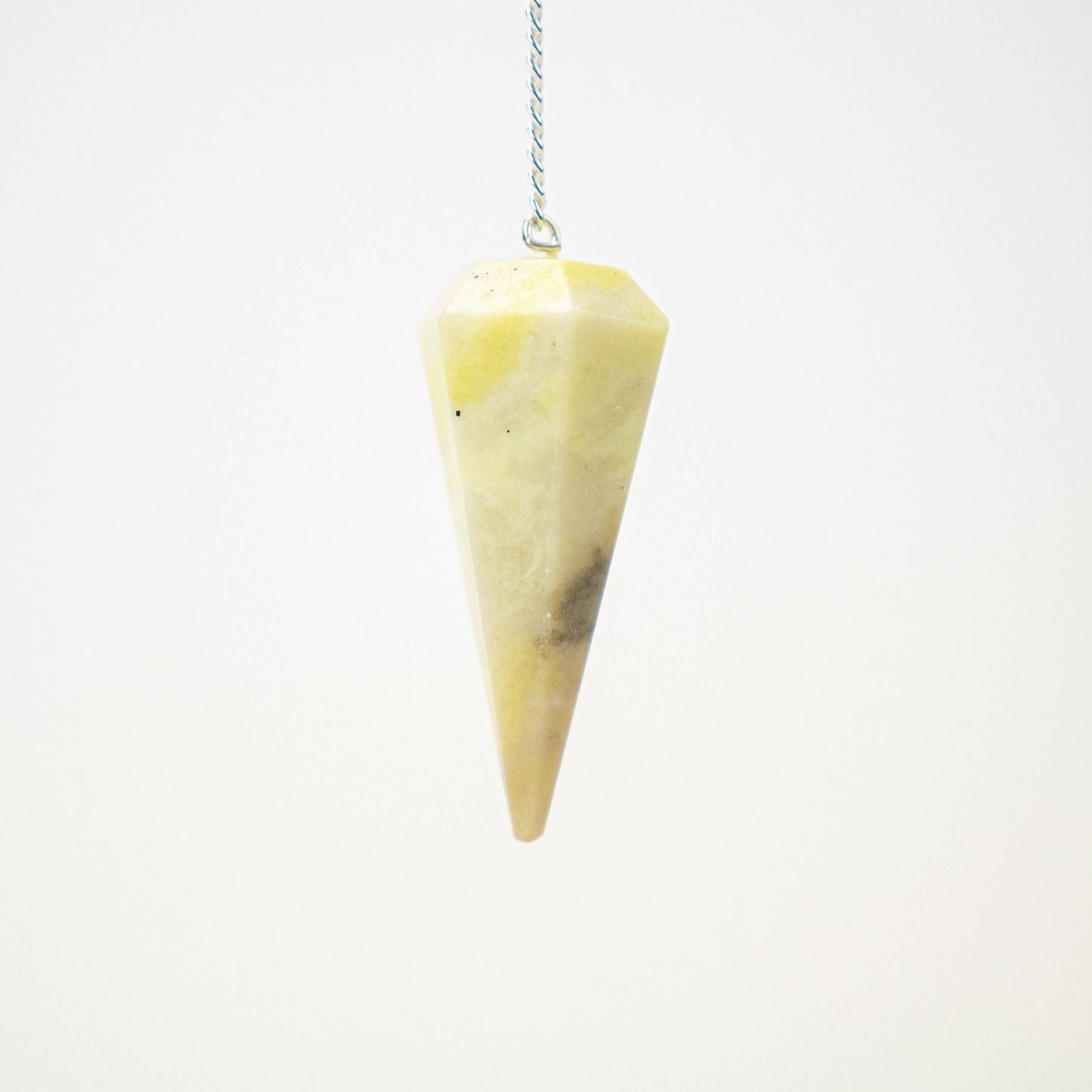 faceted polished pendulum