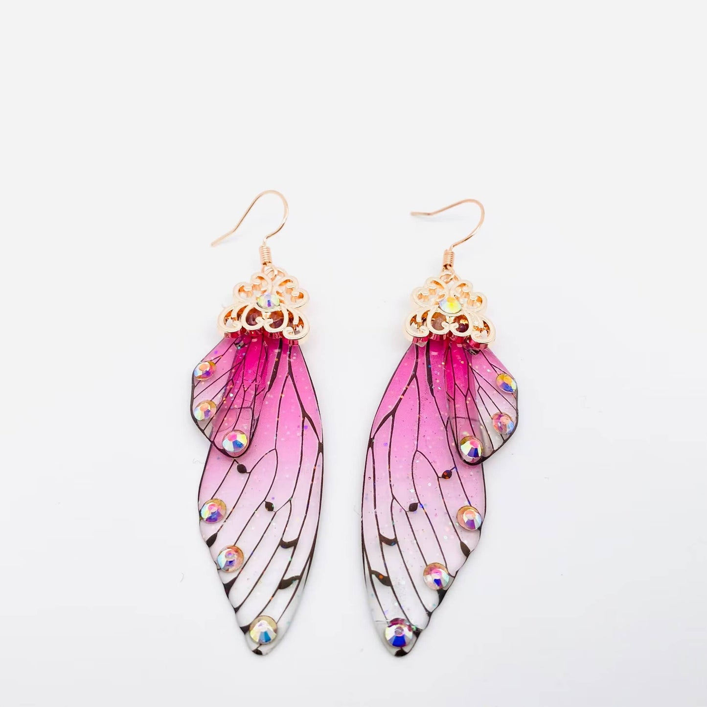 butterfly wing earrings