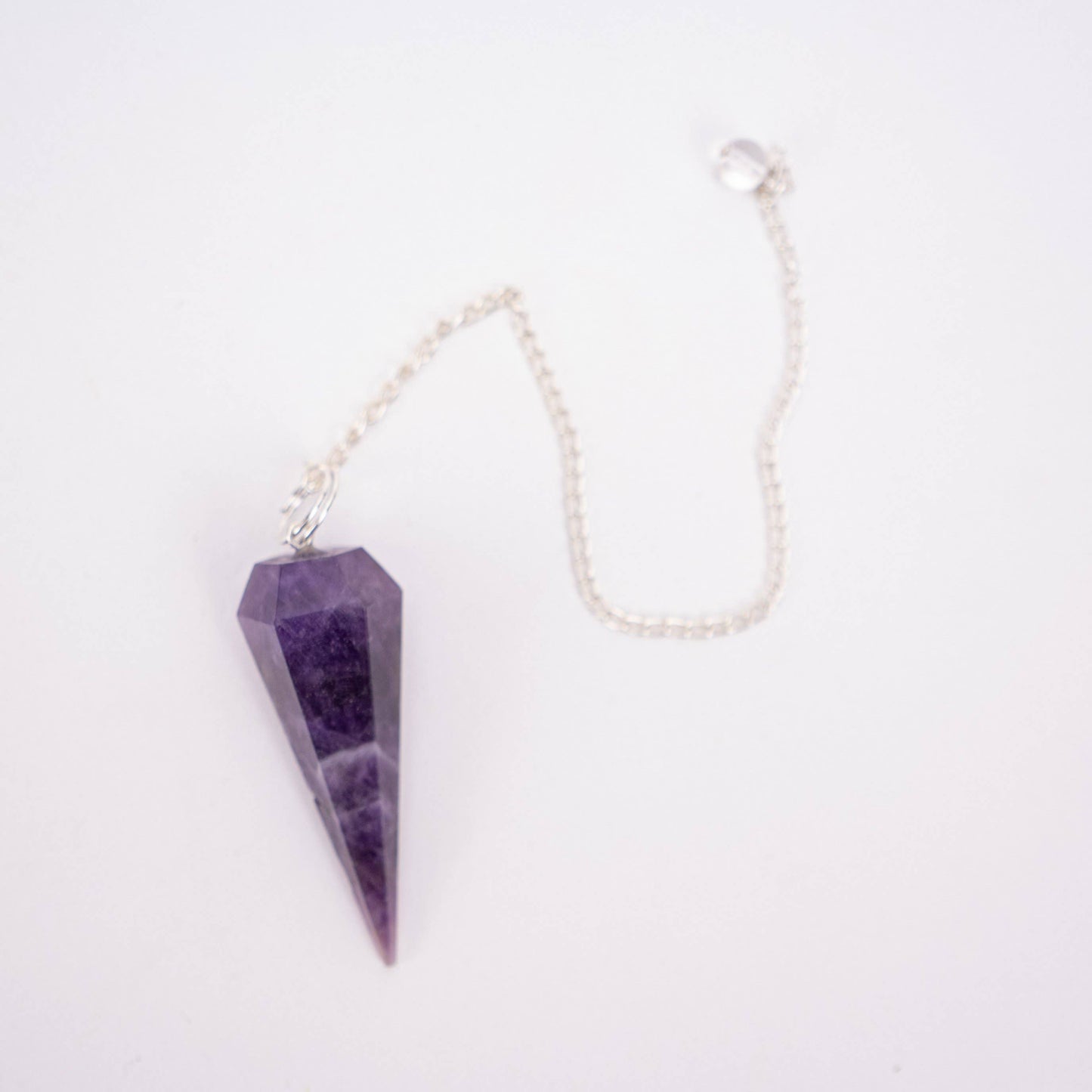 faceted polished pendulum