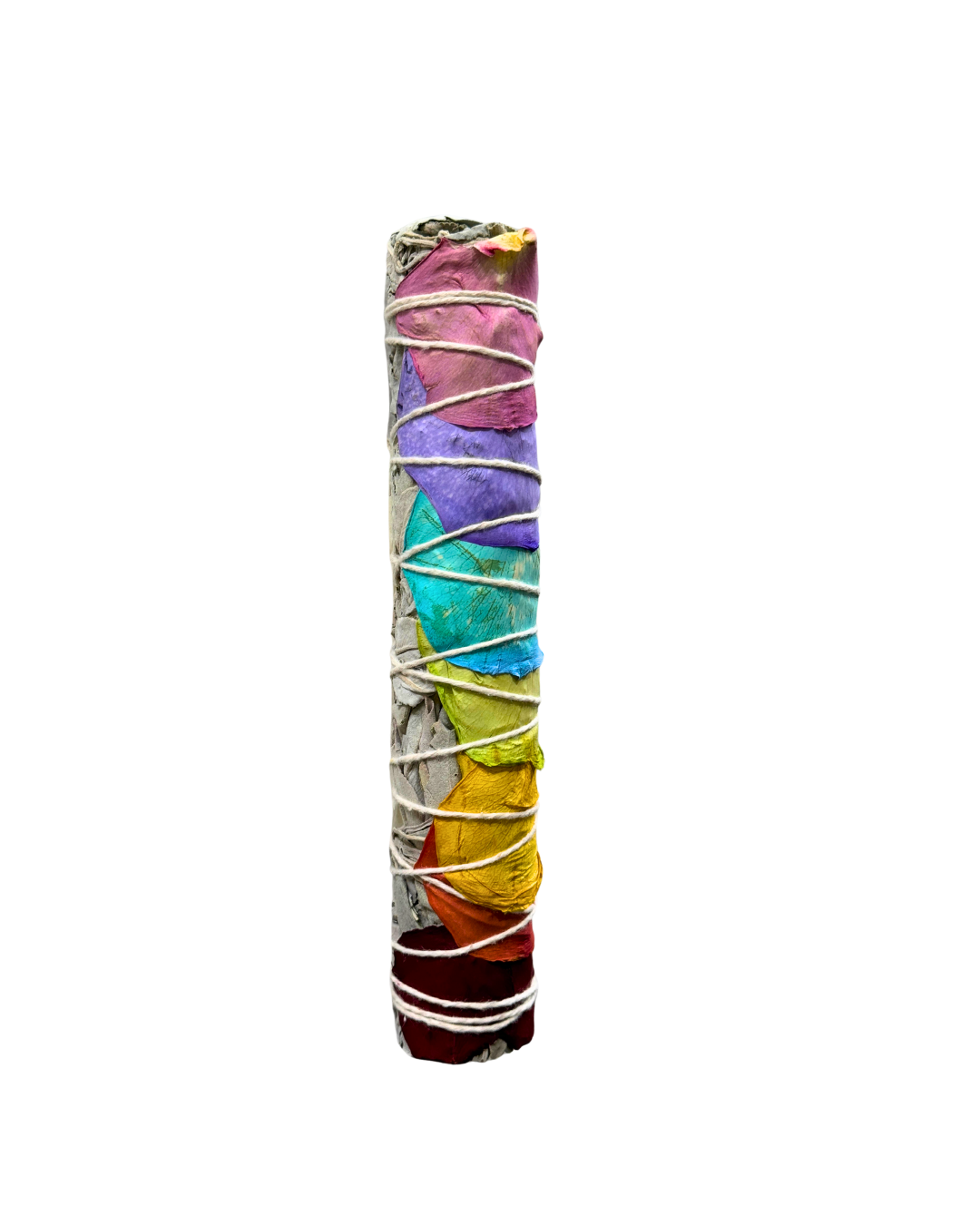 chakra white sage and rainbow rose petal bundle