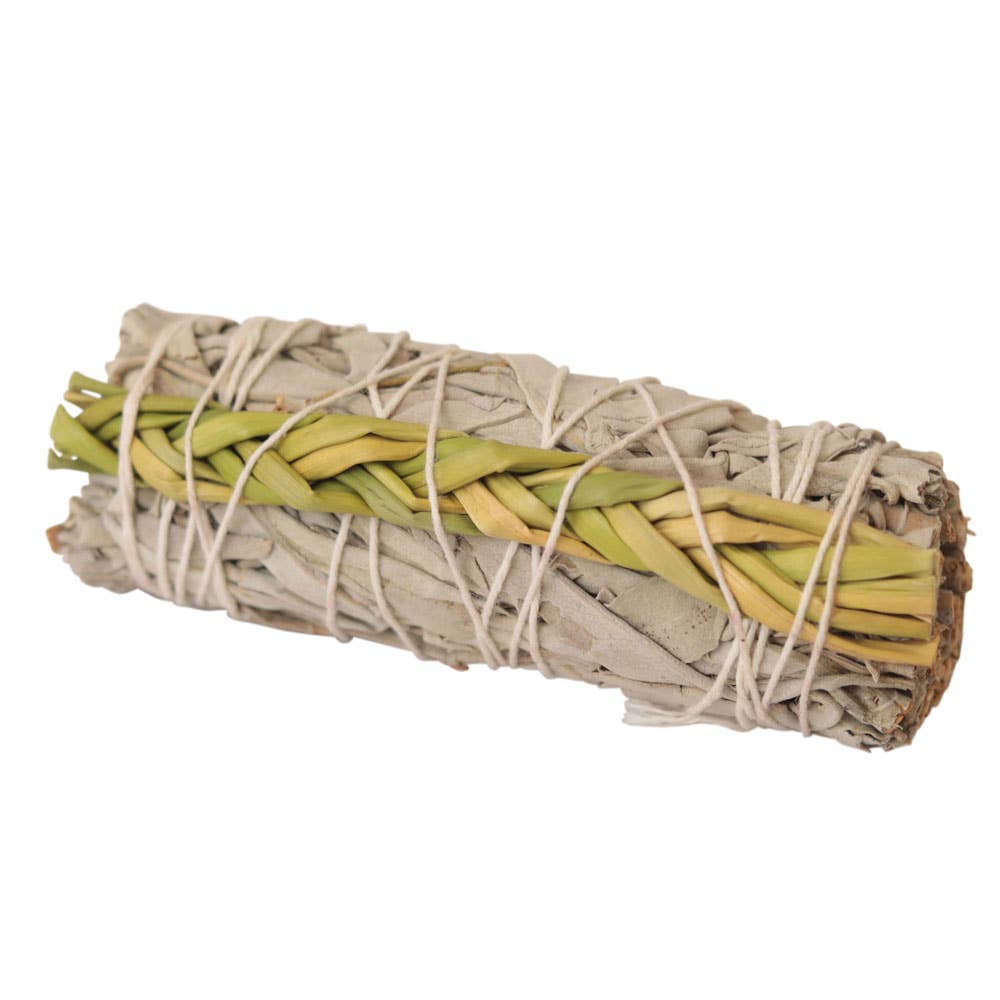 white sage with sweet grass