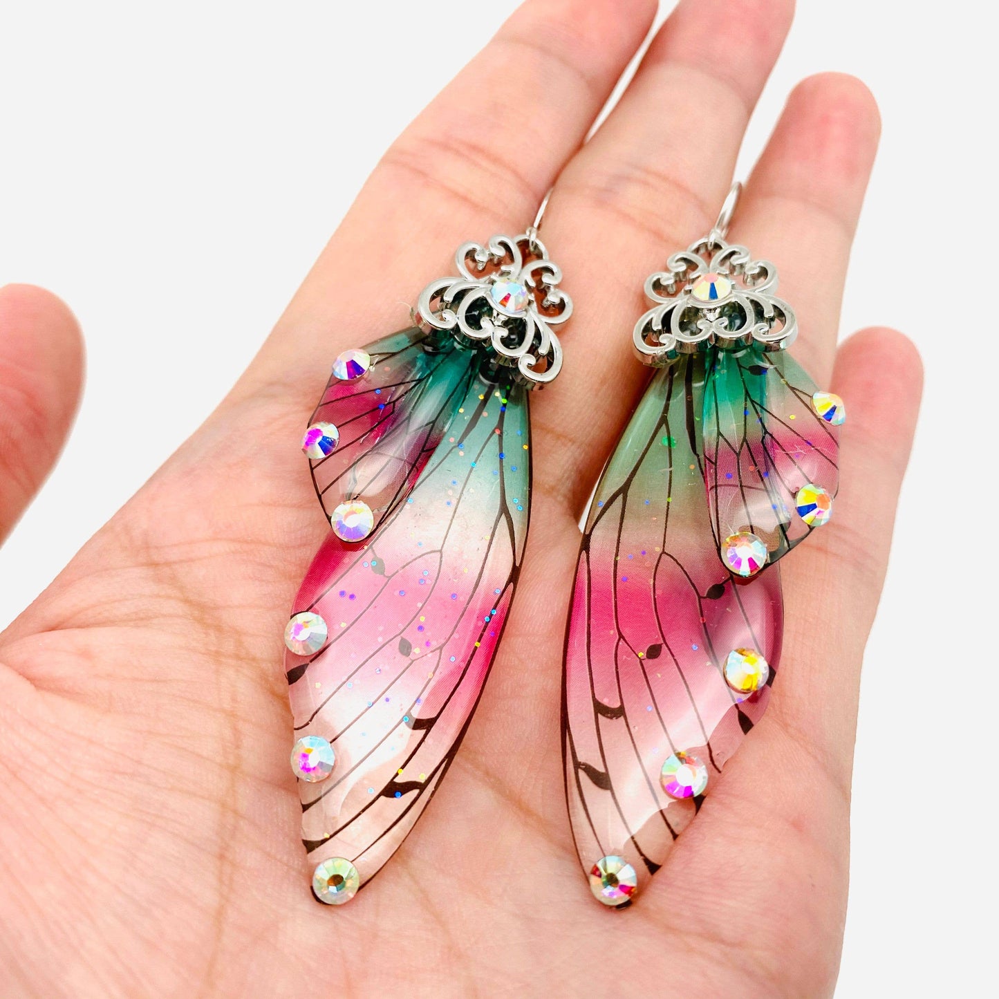 butterfly wing earrings