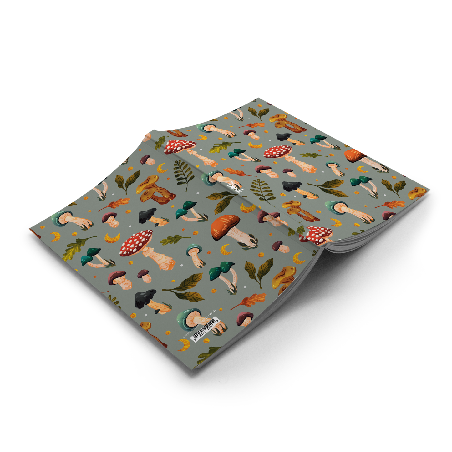 mushroom garden classic layflat journal notebook