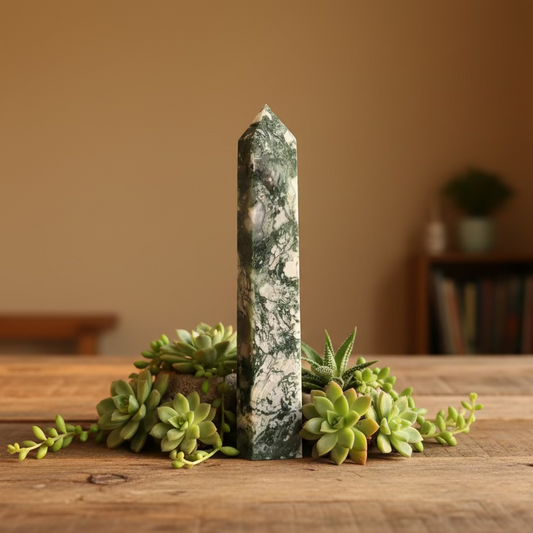 moss agate towers