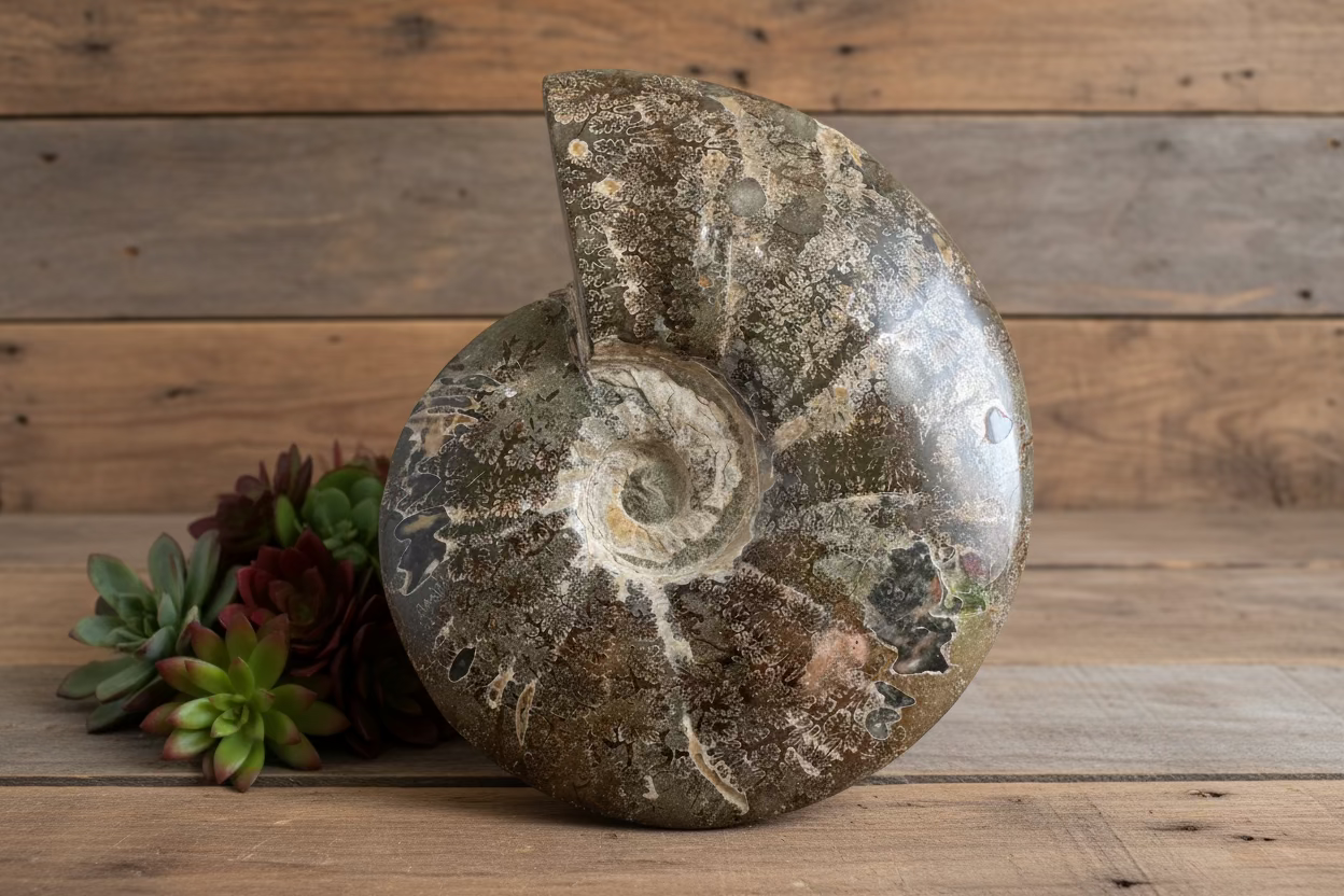 huge whole ammonite