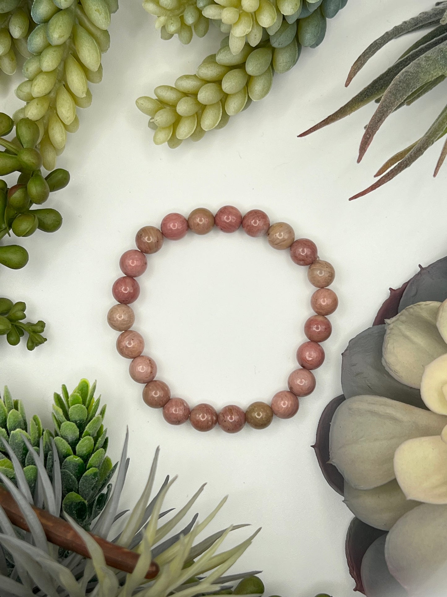 thulite beaded bracelet