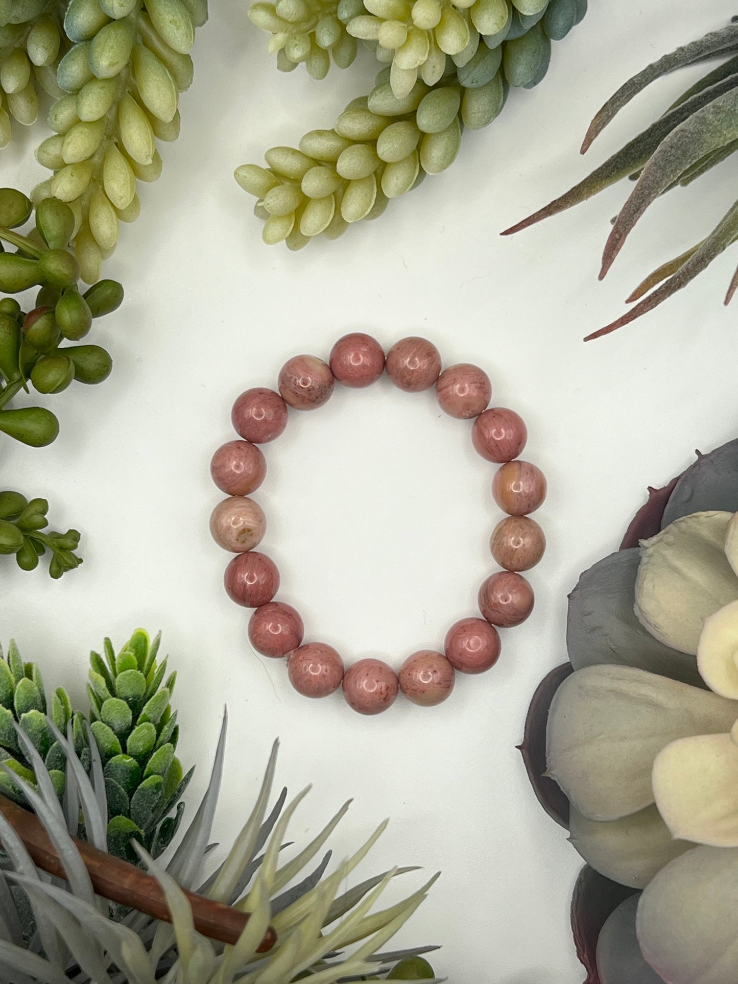 thulite beaded bracelet