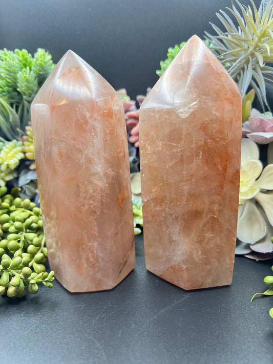 hematoid quartz towers