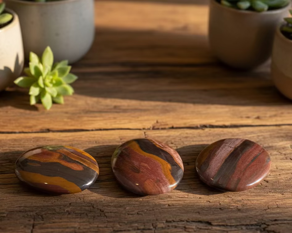 tiger iron palm stone