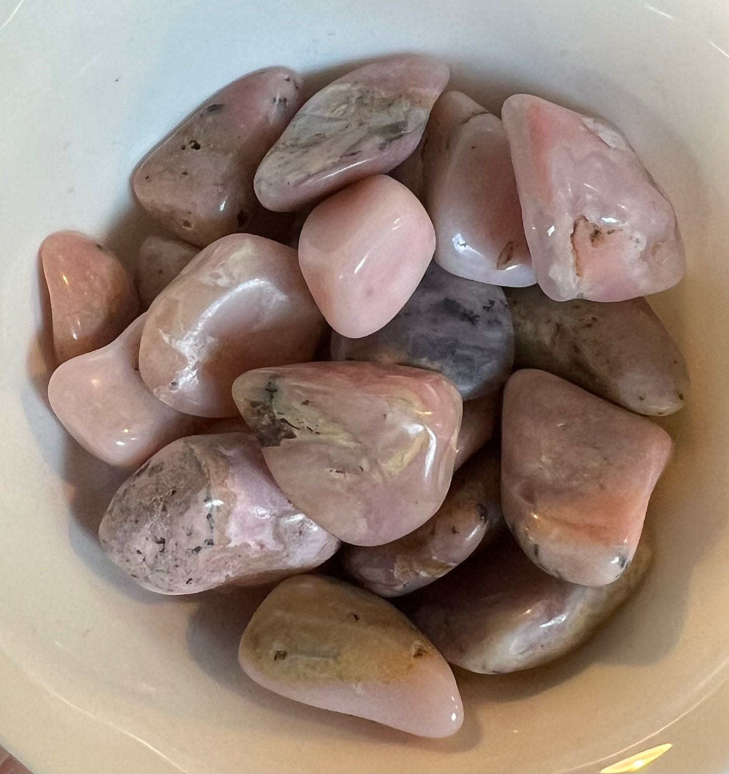 pink opal tumbles