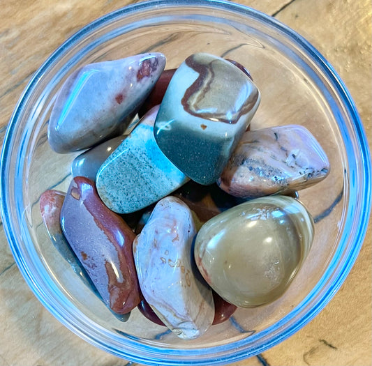 polychrome jasper tumbles