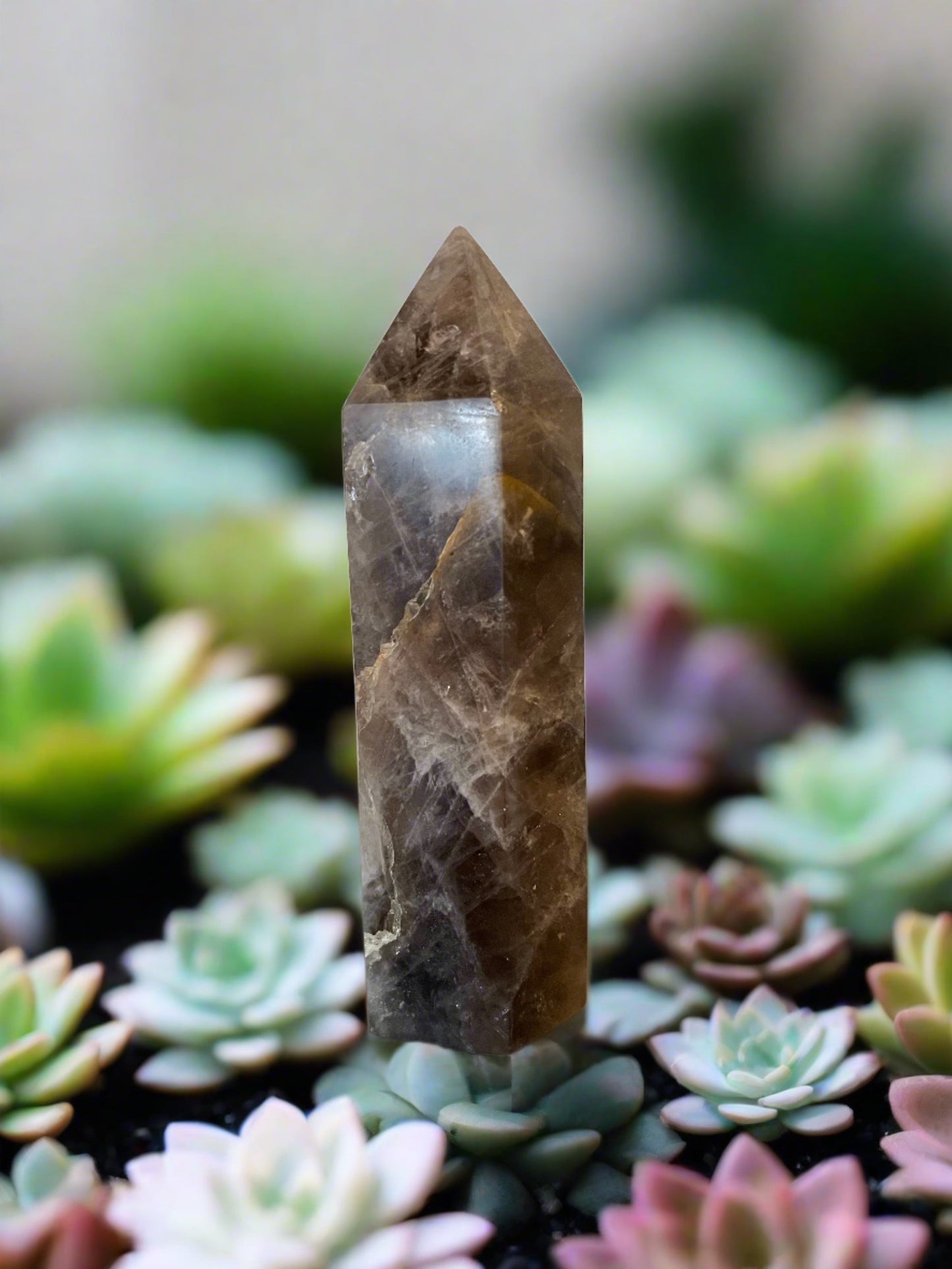 smoky quartz towers