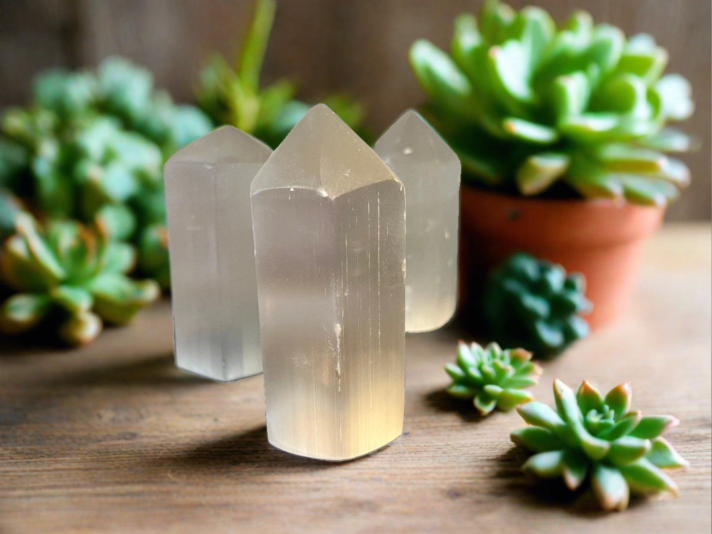 selenite tower (polished)