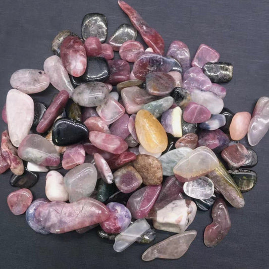 watermelon tourmaline tumbles