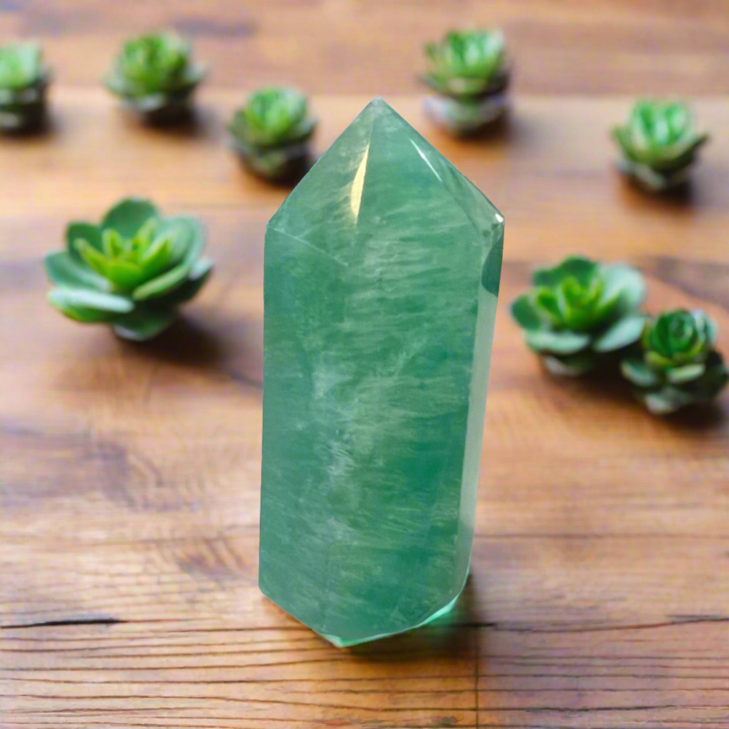 green fluorite towers