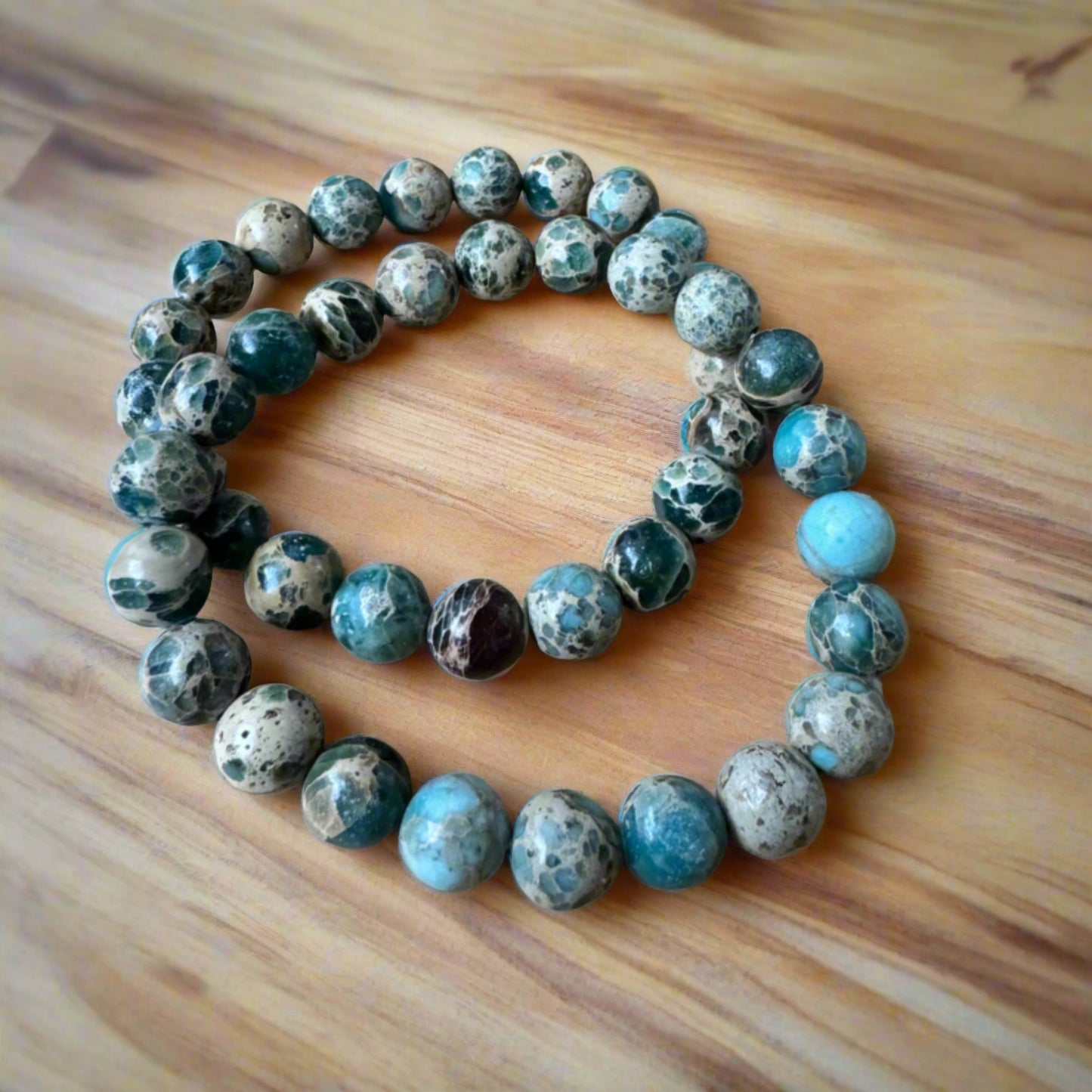 imperial (sea sediment) jasper bracelet