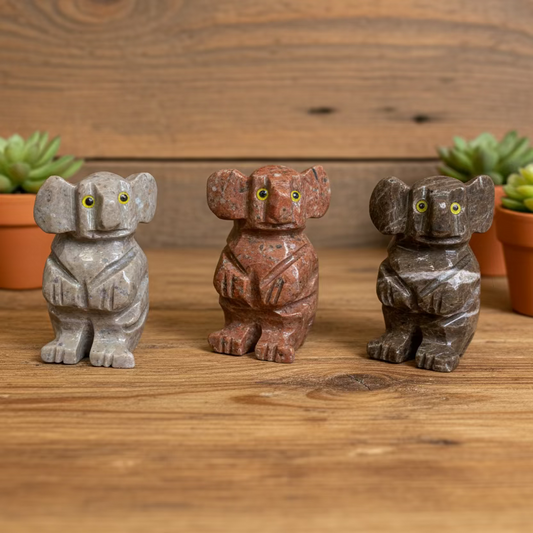 koala soapstone figurine