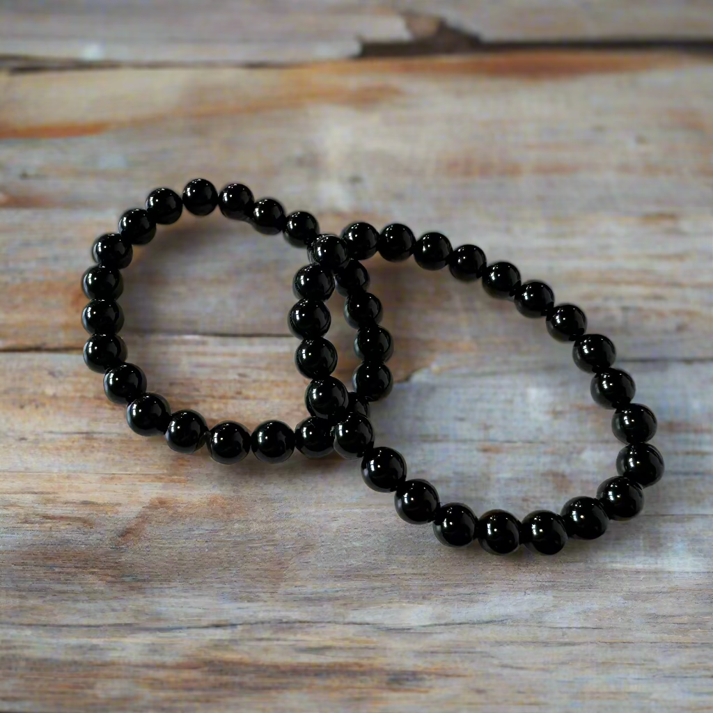 onyx beaded bracelet