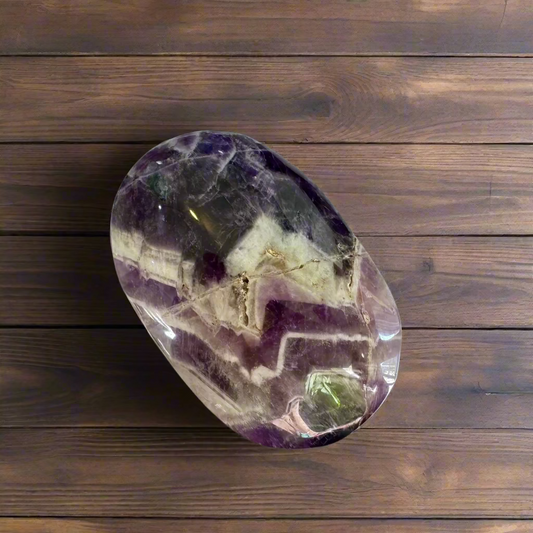 chevron amethyst palm stone