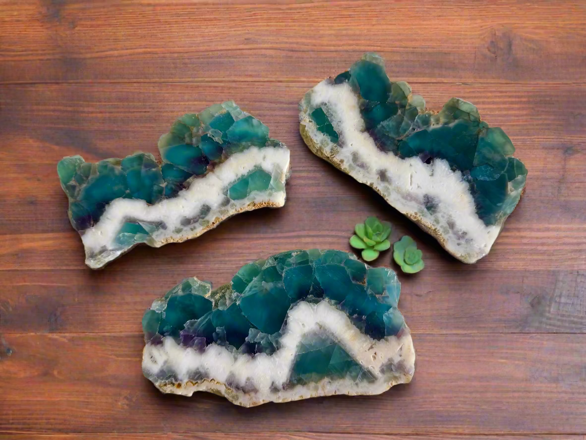 fluorite slices