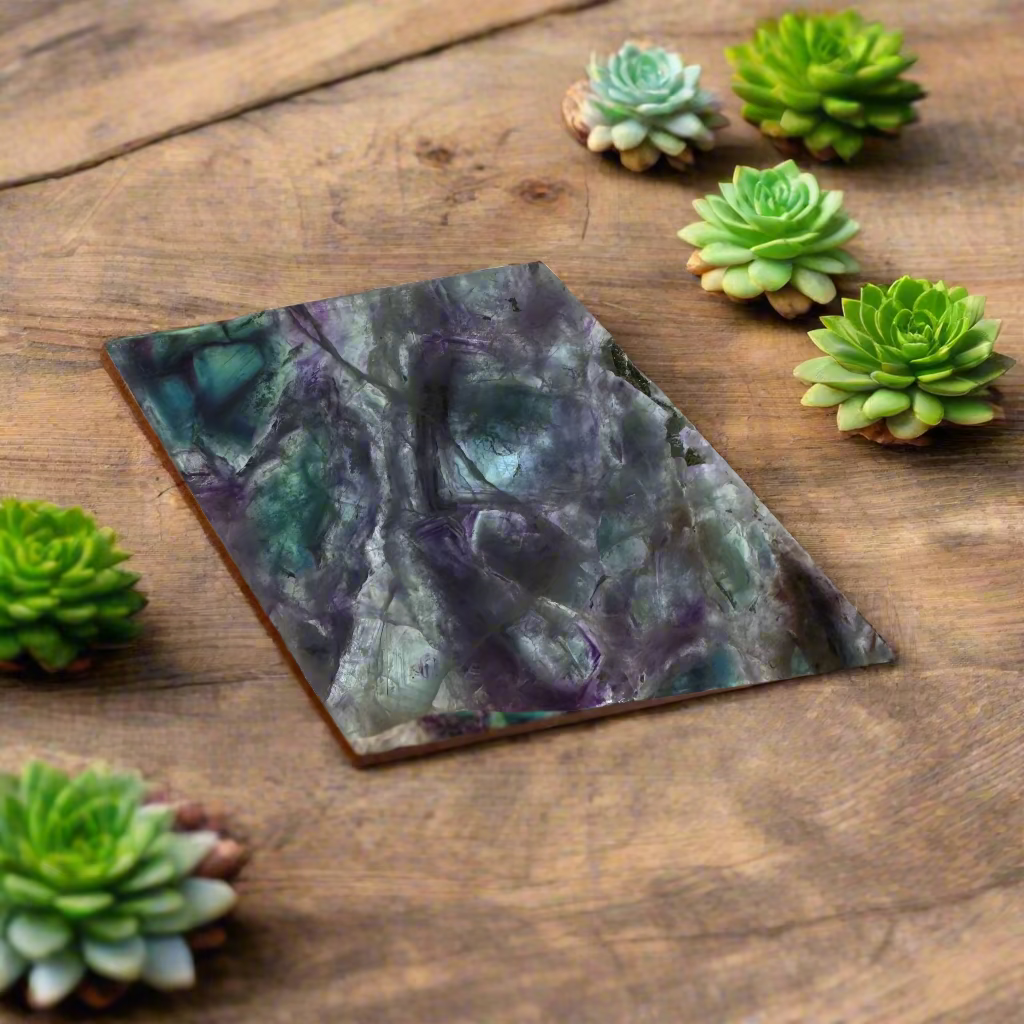 fluorite "kite" slices