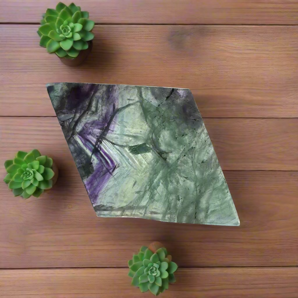 fluorite "kite" slices