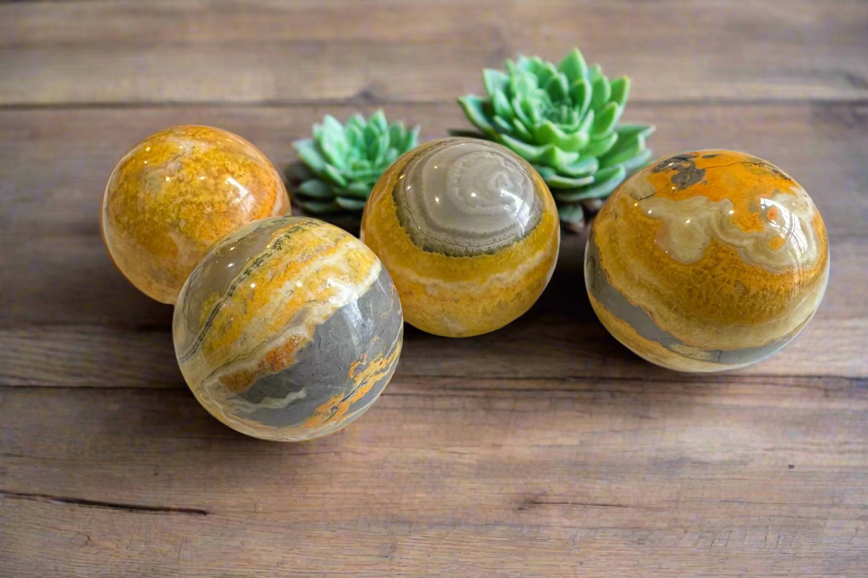 bumblebee jasper spheres
