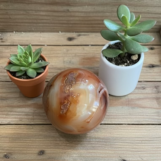 carnelian spheres