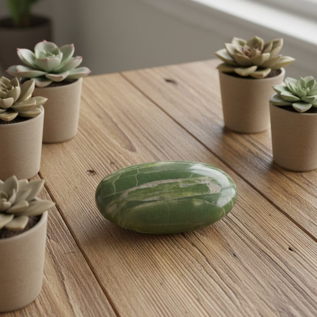 nephrite jade palm stones